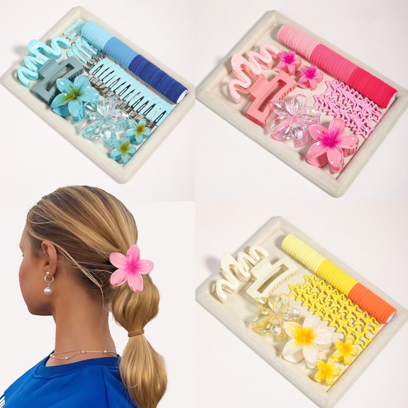 Travel Accessories Aesthetic - 76 stuks Dopamine Ins stijl bloemen