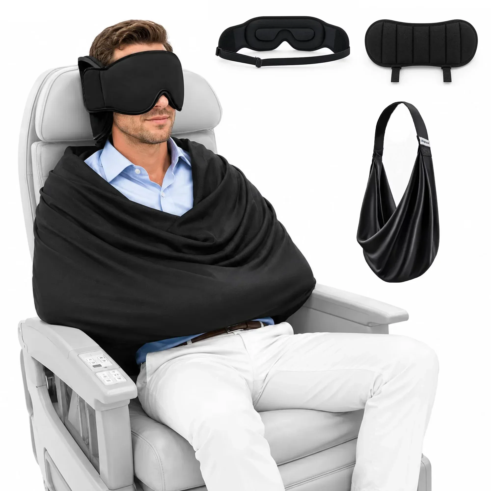 Travel Accessories Long Flight - NWE 3-in-1 vliegtuigslaapsteun systeem, vliegtuig slaapaccessoires