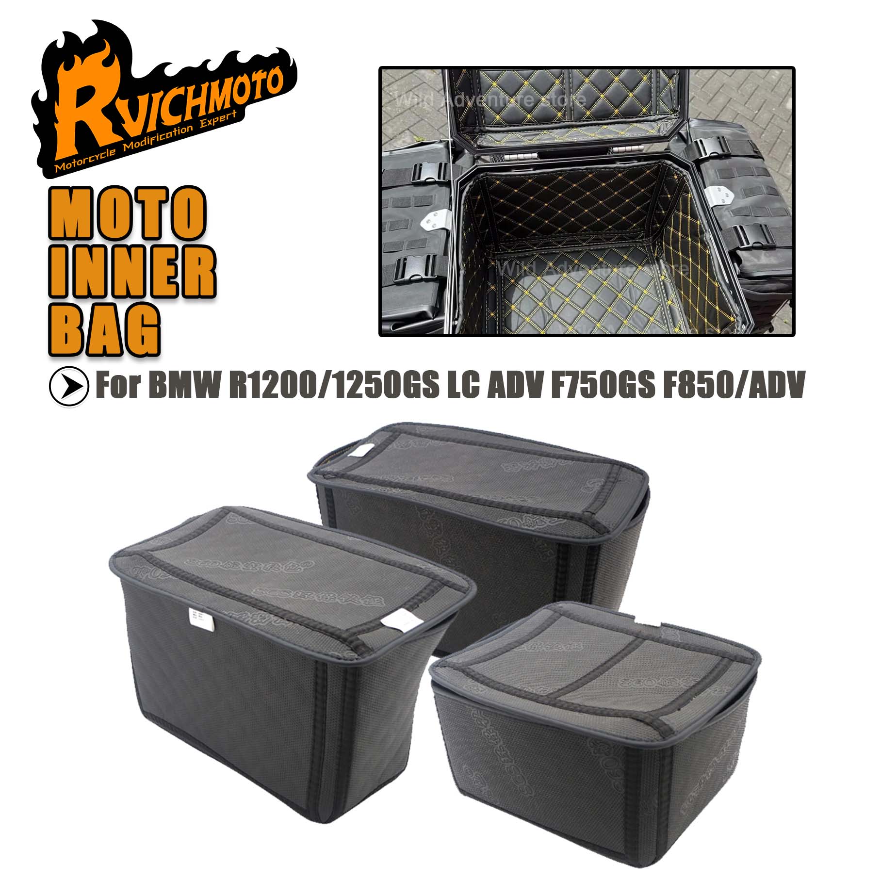 Luggage Cover Protector - ﻿ Motorfiets Fietstassen Top Case Voering