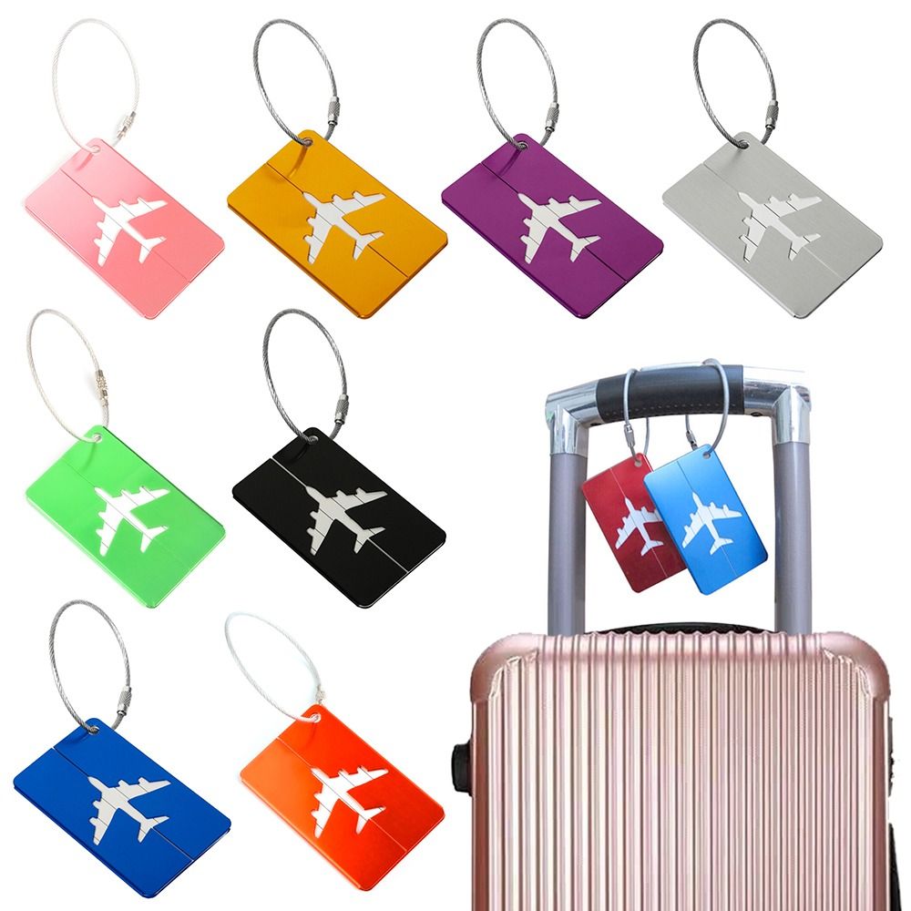 Travel Accessories India - Aluminium Reisbagagelabels Herbruikbare Kofferbagagelabels Vakantiekoffer Labels