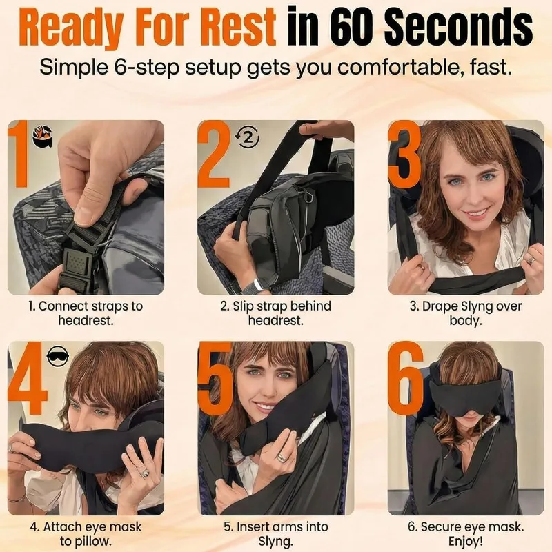3-in-1 vliegtuigslaapsteun sys - Travel Accessories Long Flight recensie en prijs