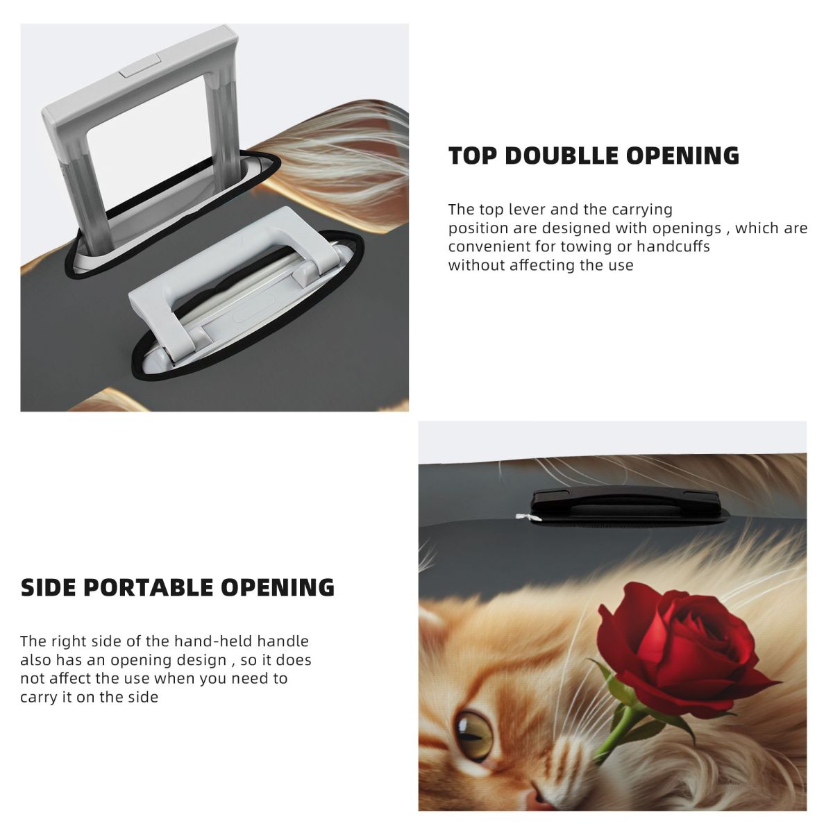 Kawaii elegante langharige kat - Travel Accessories Long Flight recensie en prijs