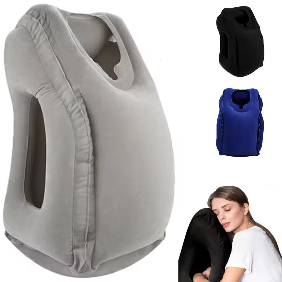 Opblaasbaar reiskussen, reisac - Travel Accessories Long Flight recensie en prijs