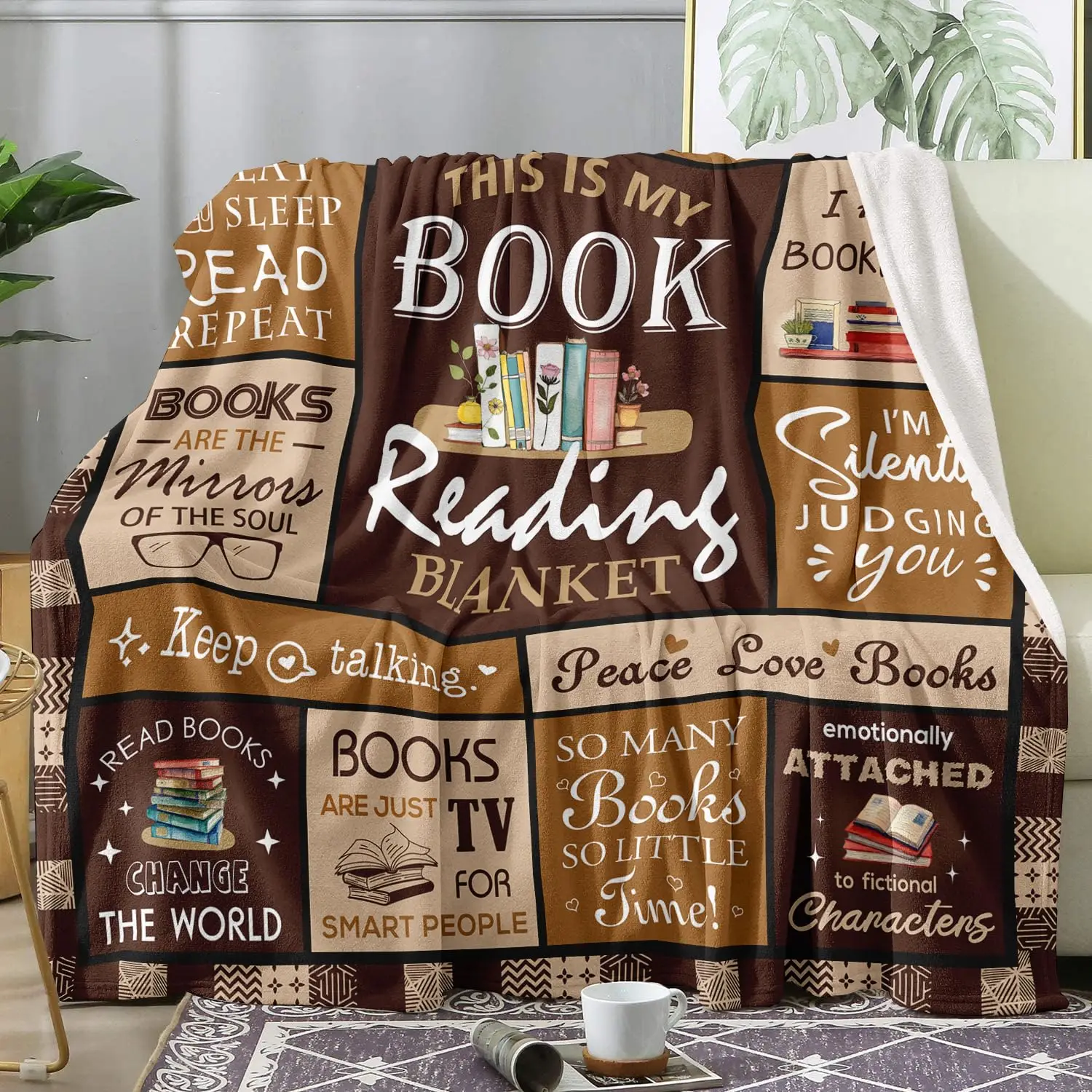 Geschenkdeken voor boekenliefh - Travel Accessories Ideas recensie en prijs