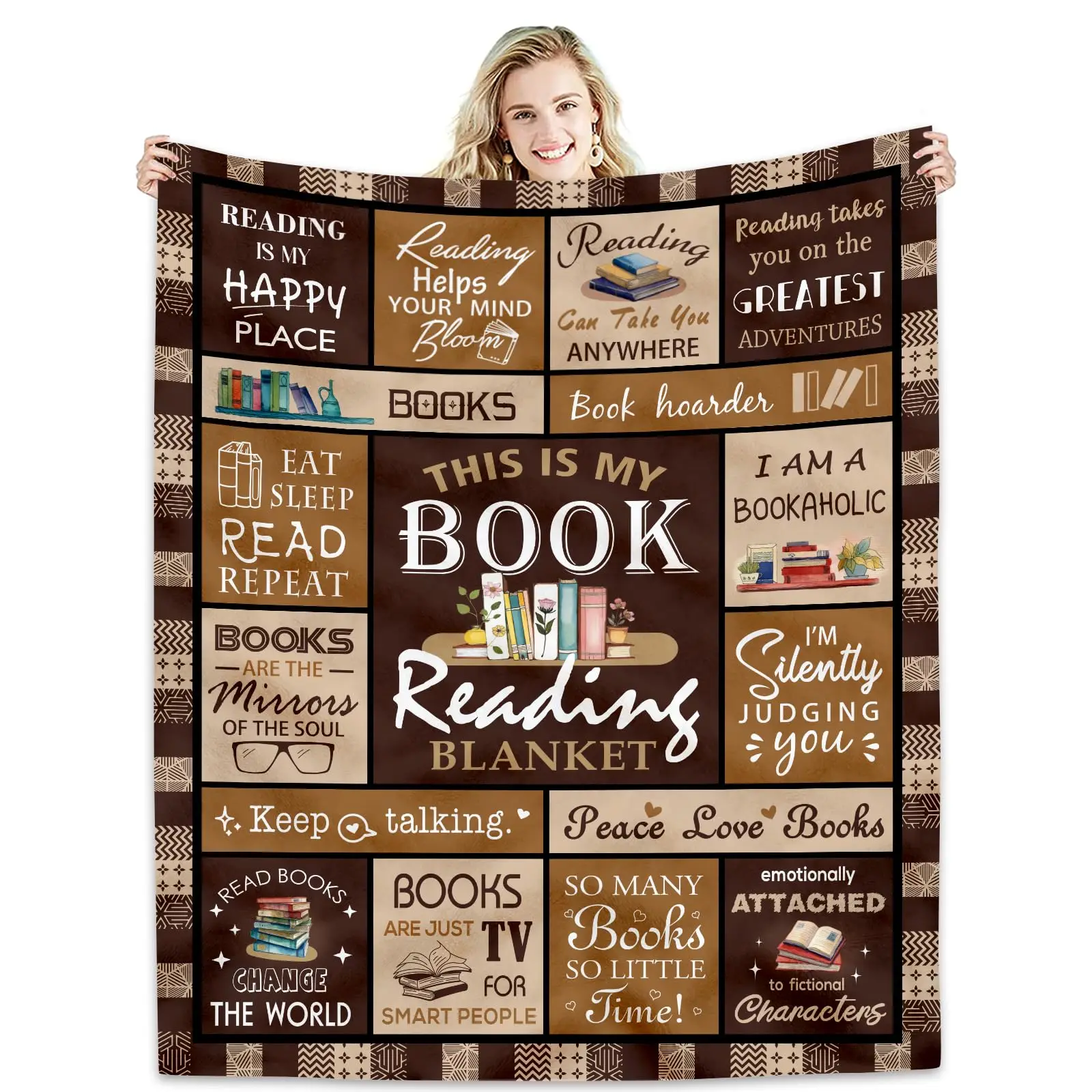 Geschenkdeken voor boekenliefh - Travel Accessories Ideas recensie en prijs