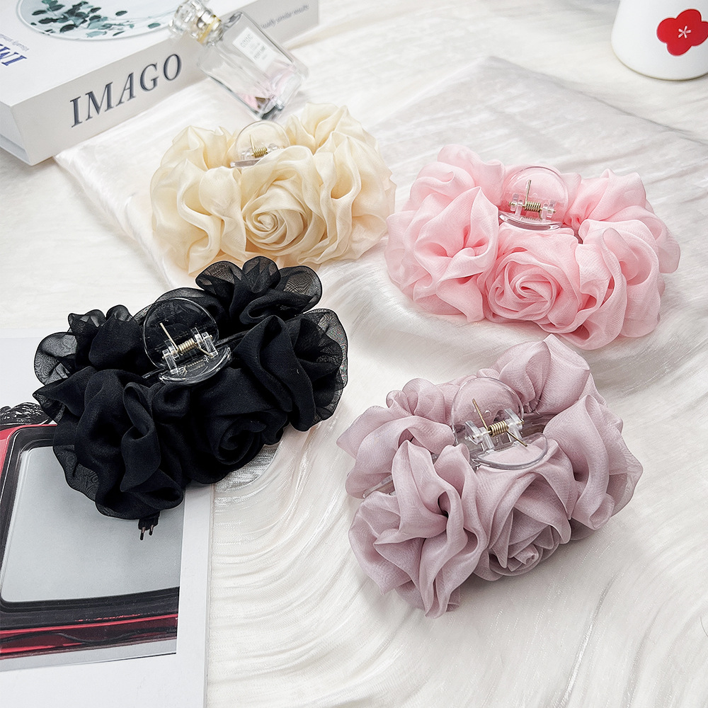 Lente chiffon haarklauw gevouw - Travel Accessories Aesthetic recensie en prijs