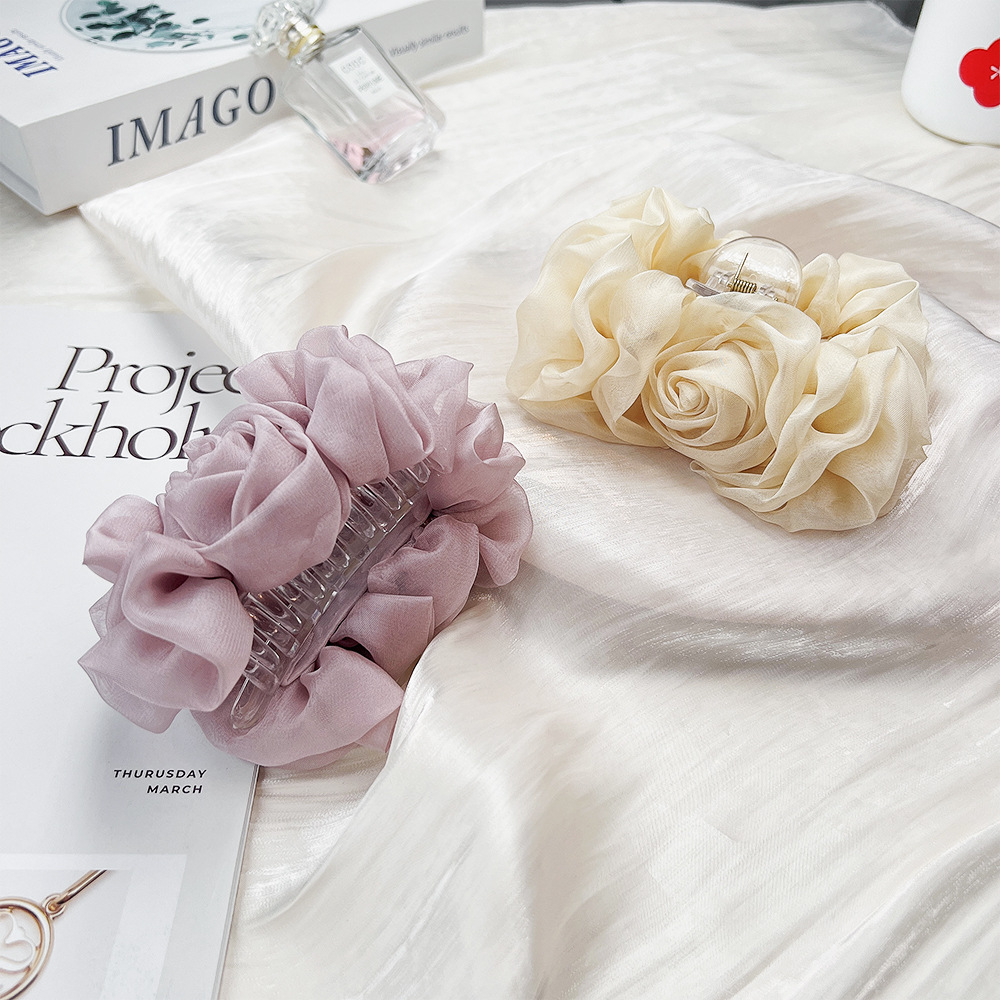 Lente chiffon haarklauw gevouw - Travel Accessories Aesthetic recensie en prijs