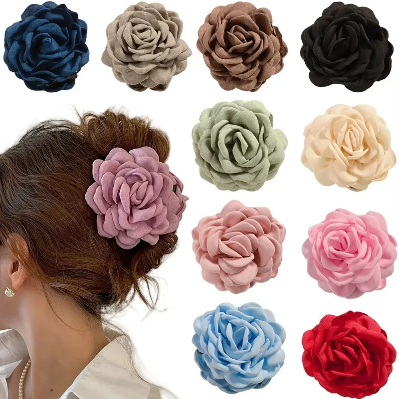 Franse Stof Rose Bloem Haar Kl - Travel Accessories Aesthetic recensie en prijs