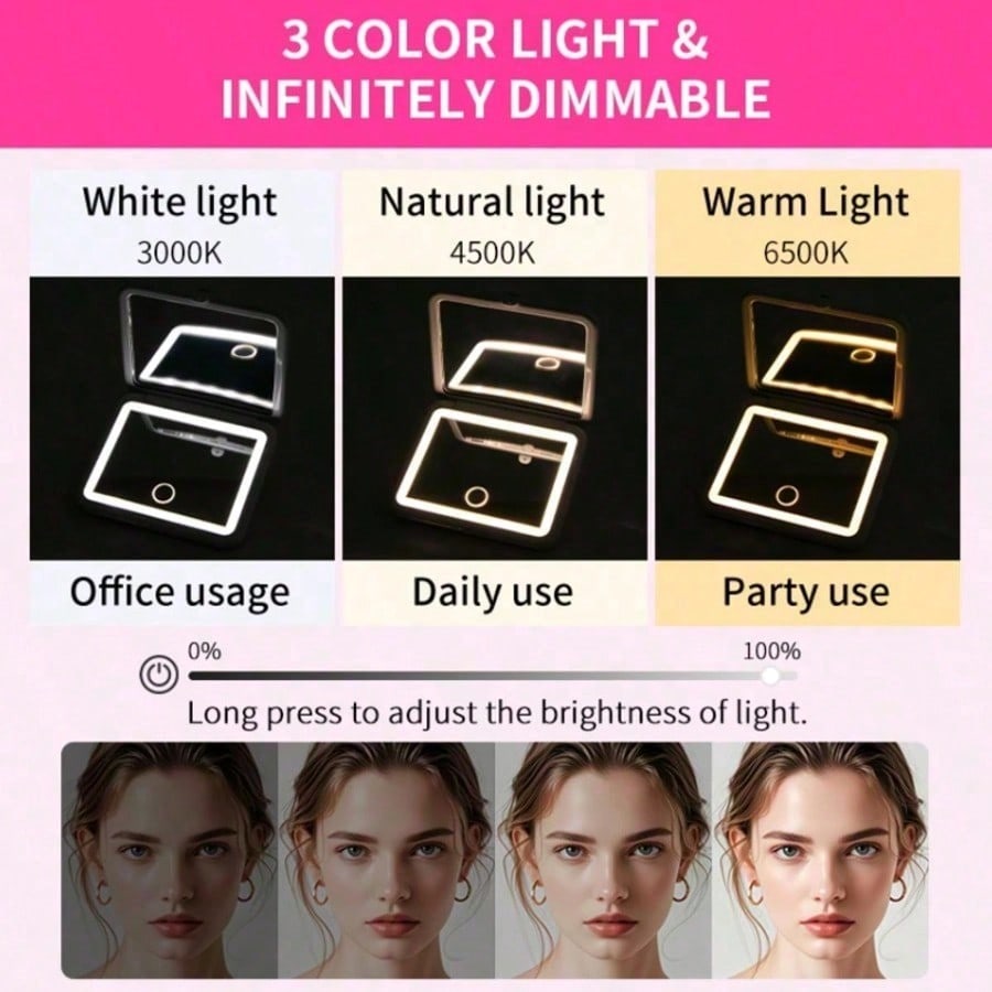 LED-make-upspiegel met touchsc - Travel Accessories As Gifts recensie en prijs