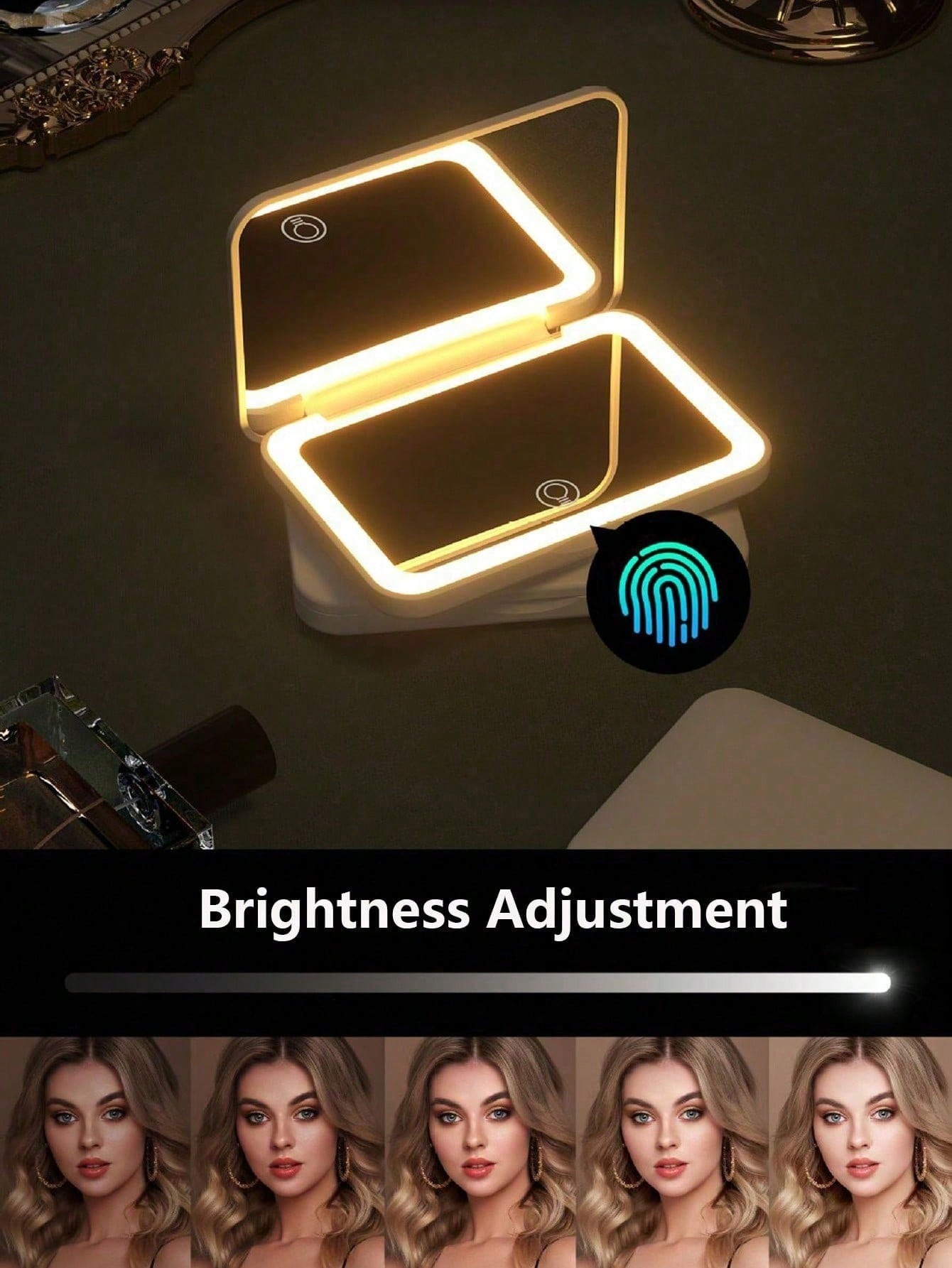 LED-make-upspiegel met touchsc - Travel Accessories As Gifts recensie en prijs