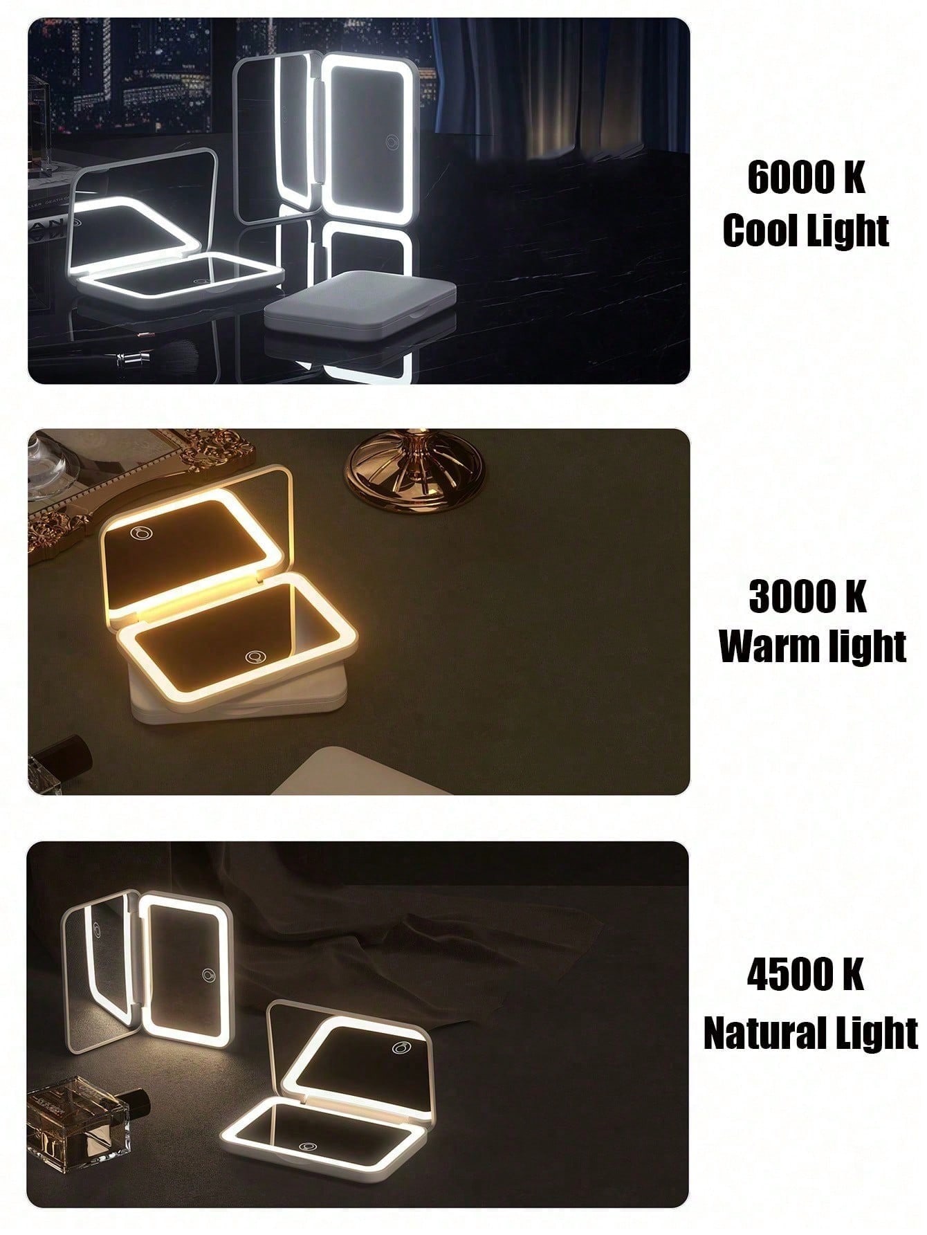LED-make-upspiegel met touchsc - Travel Accessories As Gifts recensie en prijs